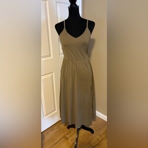 Chic Tank Dress in Army Green